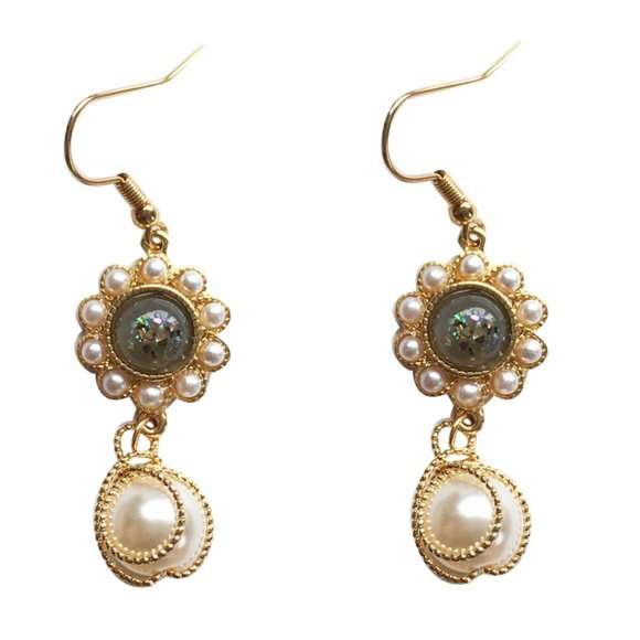 ❤️‍🔥𝕤𝕒𝕝𝕖❤️‍🔥 crystal baroque pearls earrings - Picture 11 of 13